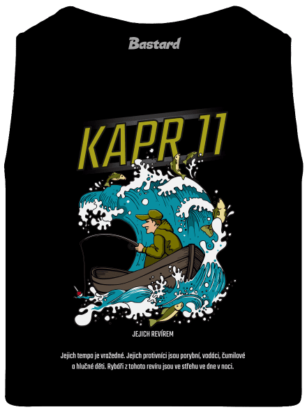 Kapr 11 pánské tílko Black