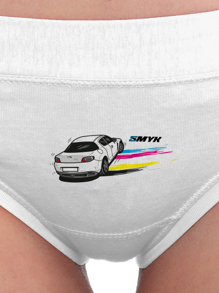 CMYK ve smyku dámské kalhotky White