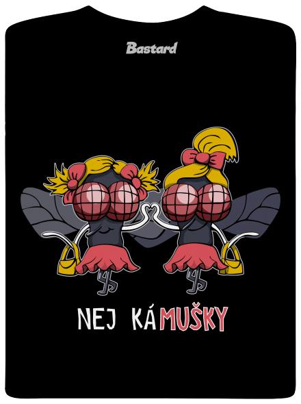 Nej kámušky pánské tričko Black