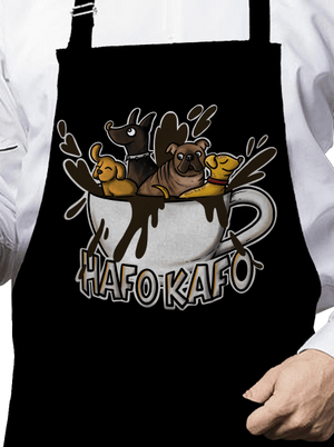 Hafo kafo zástěra Black