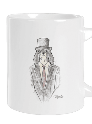 Kavalír velký hrnek White