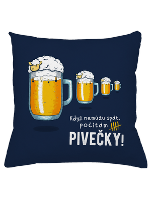 Pivečka polštář Dark Navy