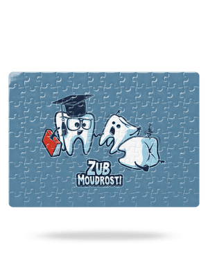 Zub moudrosti puzzle White