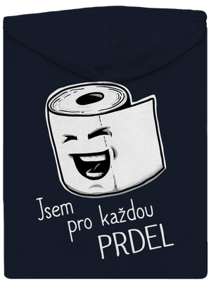 Prdel dámská mikina na zip Navy Mal