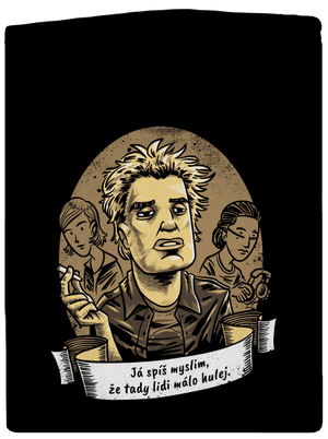 B14: Samotáři dámská mikina na zip Black