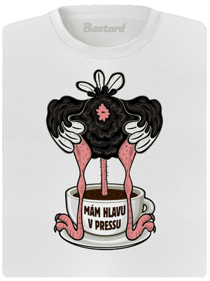 Mám hlavu v pressu dámské sportovní tričko White