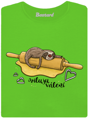 Miluju válení dámské tričko Apple Green