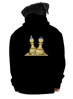 Šach a Mat pánská mikina na zip Black