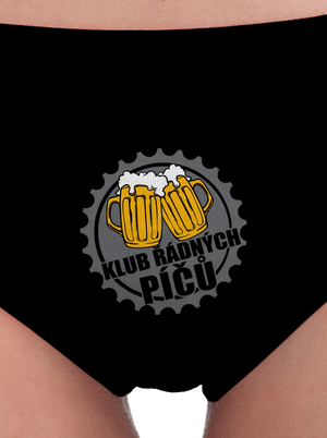Klub řádných píčů dámské kalhotky Black
