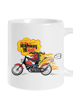 Pekelná jízda klasický hrnek White