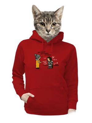 You Know Nothing dámská mikina klokanka Red Mal