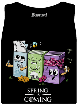 Spring is coming dámské tílko klasické Black