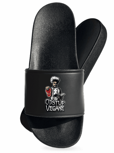 Odstup vegane pantofle Black