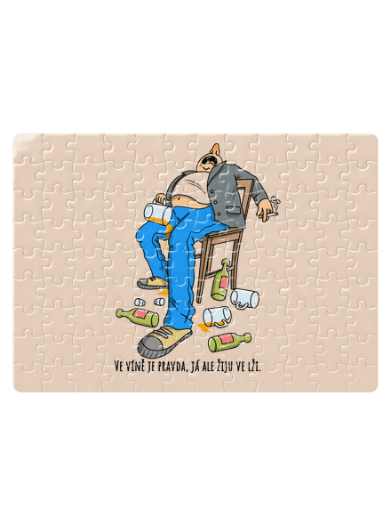 Žiju ve lži puzzle White