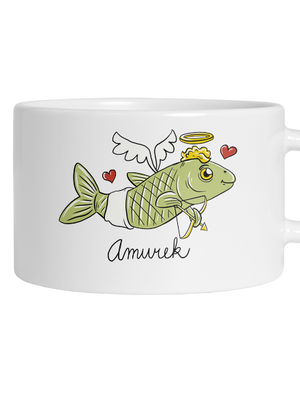 Amurek hrnek makronka White