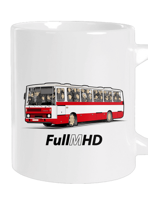 Full MHD velký hrnek White
