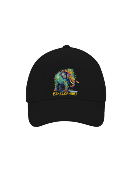 Pixelephant kšiltovka baseballka Black