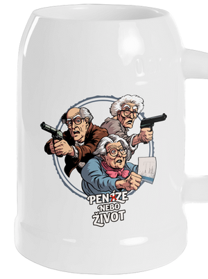 Penze nebo život půllitr White