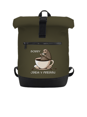 V pressu batoh Military Green