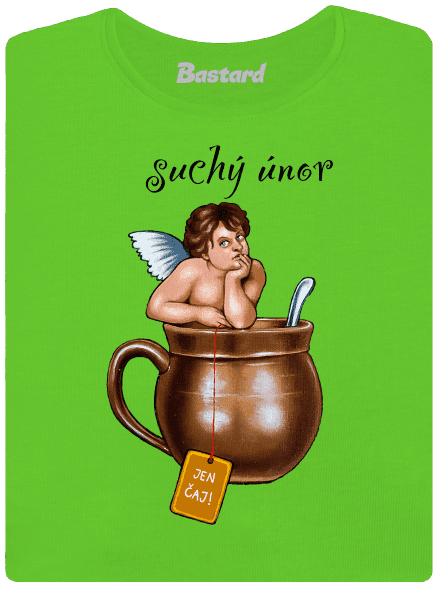 Suchý únor dámské tričko Apple Green