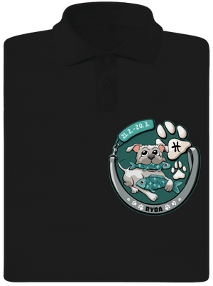 Psí horoskop: Ryba pánská polokošile Black