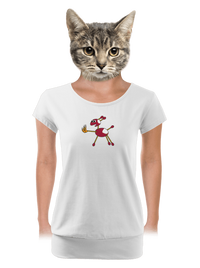 dámské tričko s lemem