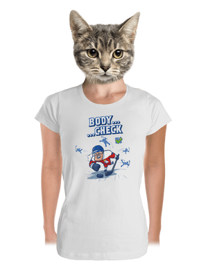 Body check dámské tričko premium White