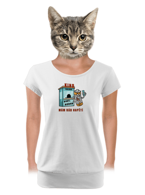 dámské tričko s lemem