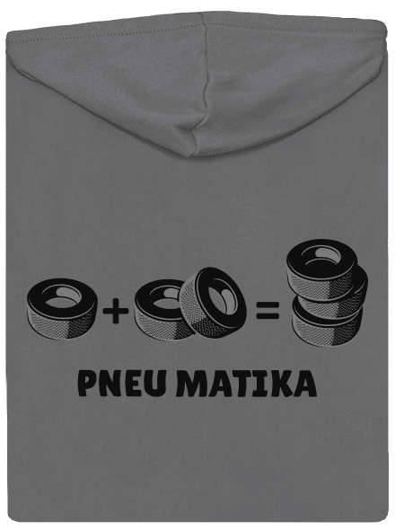 Pneu Matika dámská mikina na zip Steel Gray