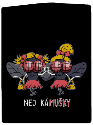 Nej kámušky dámská mikina na zip Black