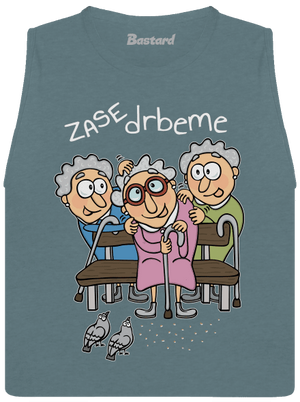 Zase drbeme dámské tílko volné Heather Deep Teal