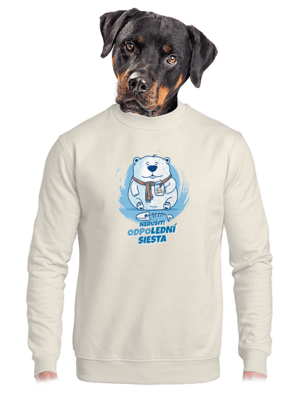 Odpolední siesta unisex mikina bez kapuce Off White