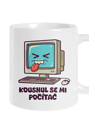 Kousnul se mi počítač klasický hrnek White