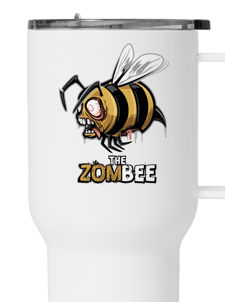 ZomBee - žlutá termohrnek White