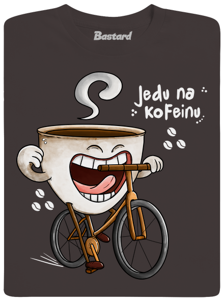 Jedu na kofeinu pánské dlouhý rukáv Bear Brown
