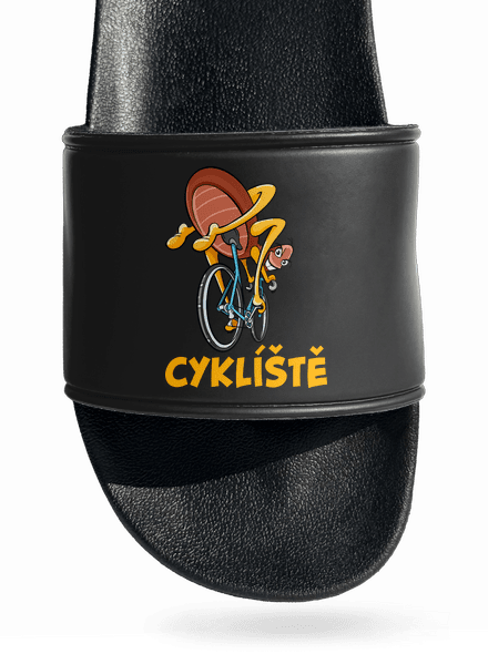 Cyklíště pantofle Black