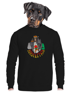 unisex mikina bez kapuce