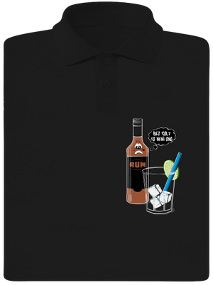 Rum a Cola pánská polokošile Black