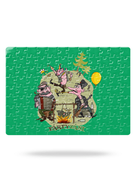 Pártyzáni puzzle White