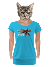 dámské tričko s lemem