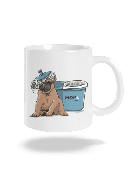 Mops klasický hrnek White