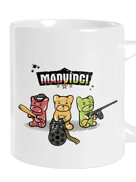 Madvídci velký hrnek White