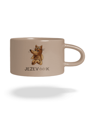 Jezevčičík hrnek makronka Brown Macaron