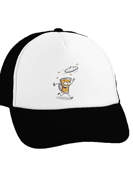 Čepice kšiltovka truckerka Black cap