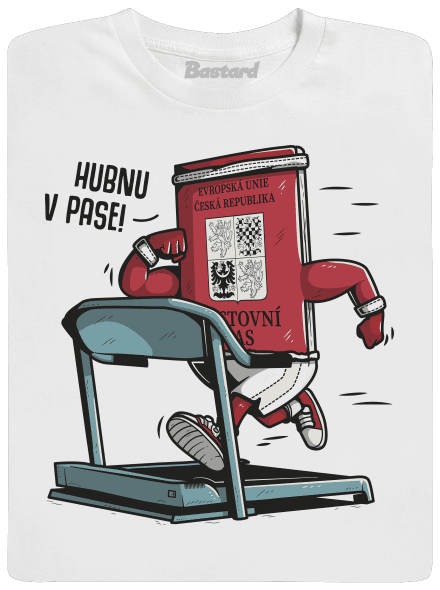 Hubnu v pase pánské dlouhý rukáv White