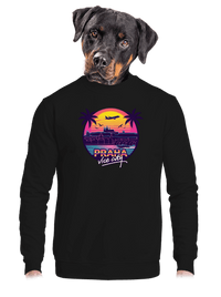 unisex mikina bez kapuce