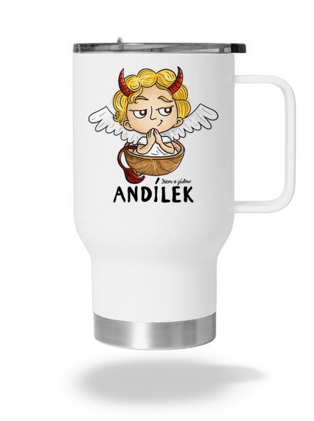 Andílek termohrnek White