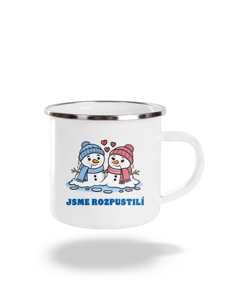Rozpustilí sněhuláci plecháček White