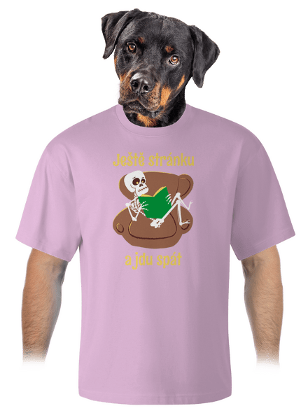 Ještě stránku unisex tričko oversized Orchid