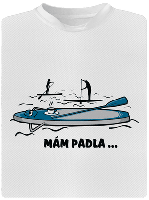 Mám padla dětské sportovní tričko White